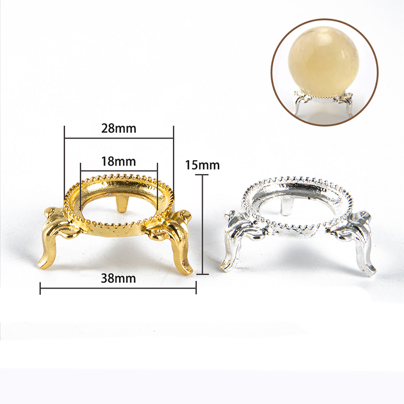 Crystal Ball Decor - Metalowy stojak na kryształową kulę, jajka,