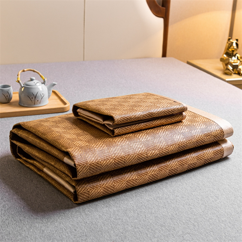Silk Pillowcase Set - Chłodząca Mata Bambusowa Letnia Mata i