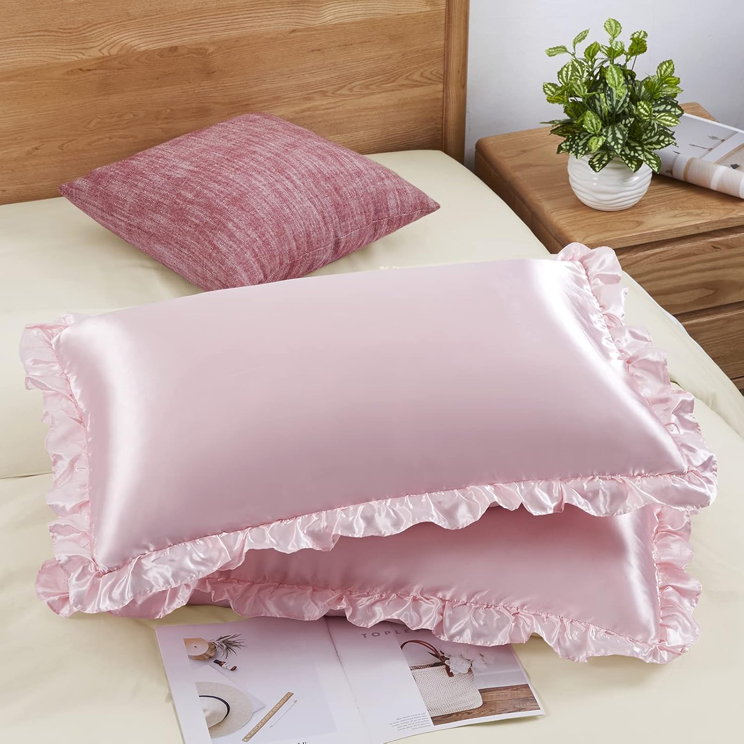Silk Pillowcase Set - 2 szt. satynowych poszewek na poduszki