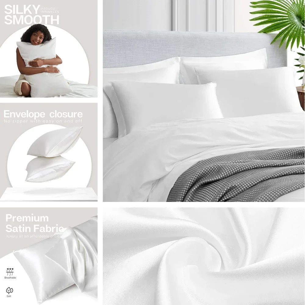 2-pakowa satynowa poszewka na  – Silk Pillowcase Set recenzja i cena