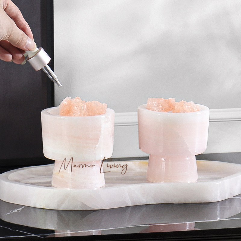 Biała Onyksowa Taca z Naturaln – Scented Candle Luxury recenzja i cena