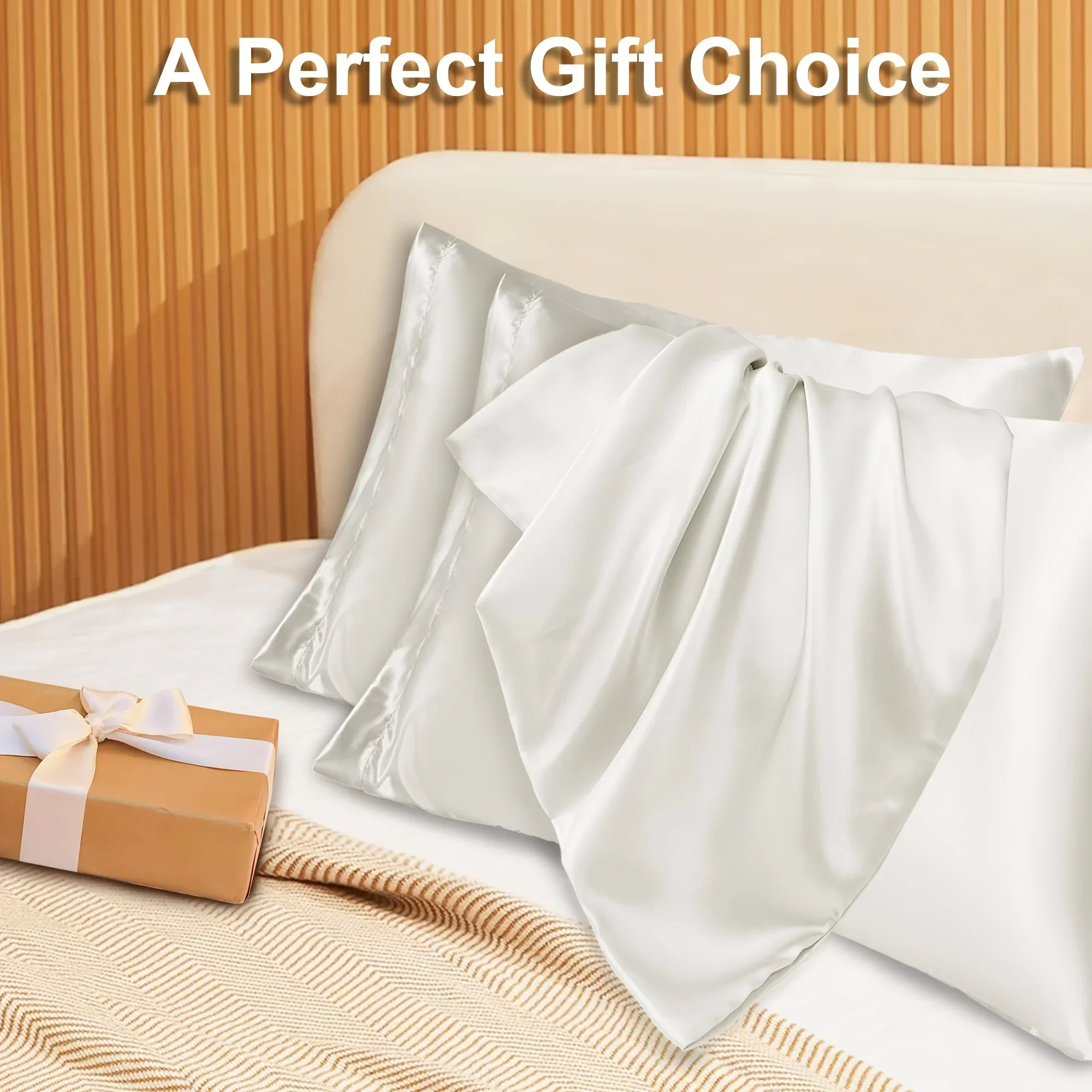 2 szt. Luksusowa satynowa posz – Silk Pillowcase Set recenzja i cena
