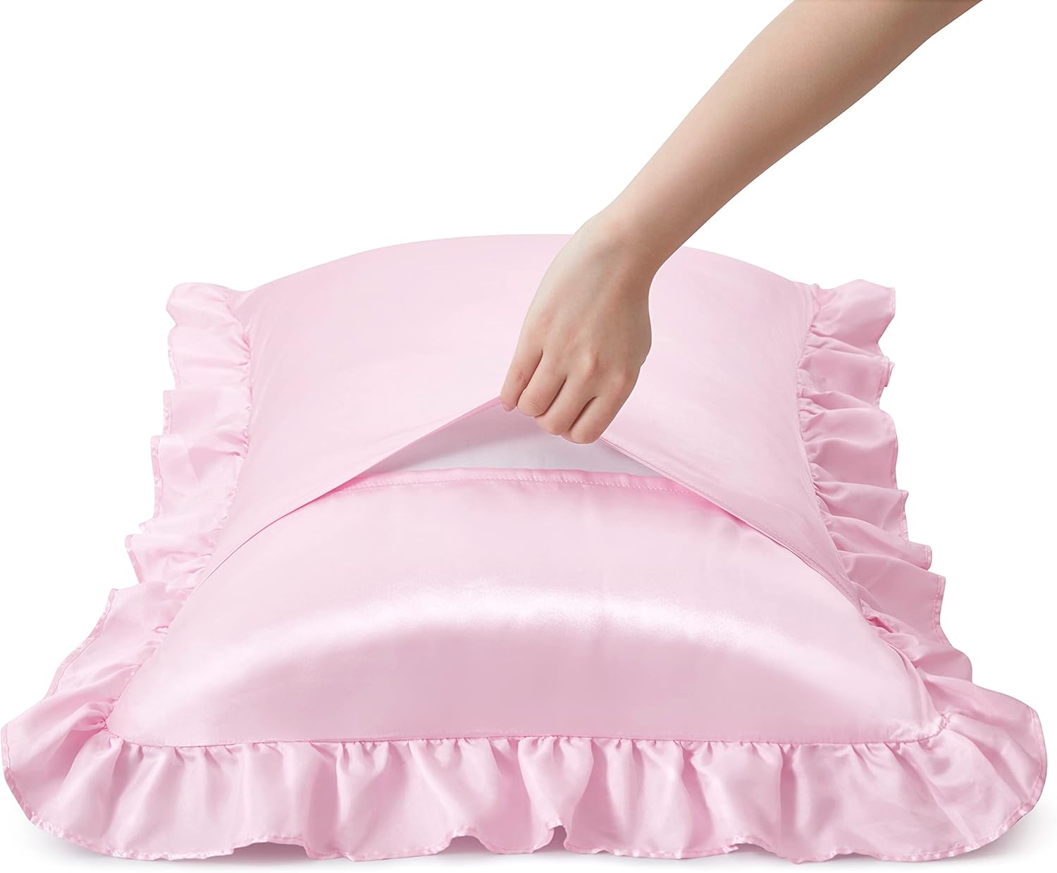 2 szt. satynowych poszewek na  – Silk Pillowcase Set recenzja i cena
